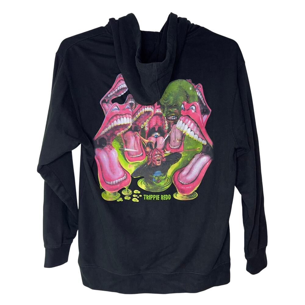 Trippie Redd 1400 Miss The Rage Hoodie Sweatshirt Men's Medium Black Rap
